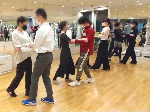 ダンスサークルJ横浜 初心者クラス 第1回の様子