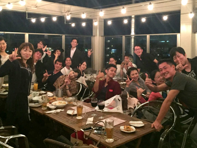 サークルJ国分寺 食事会の様子